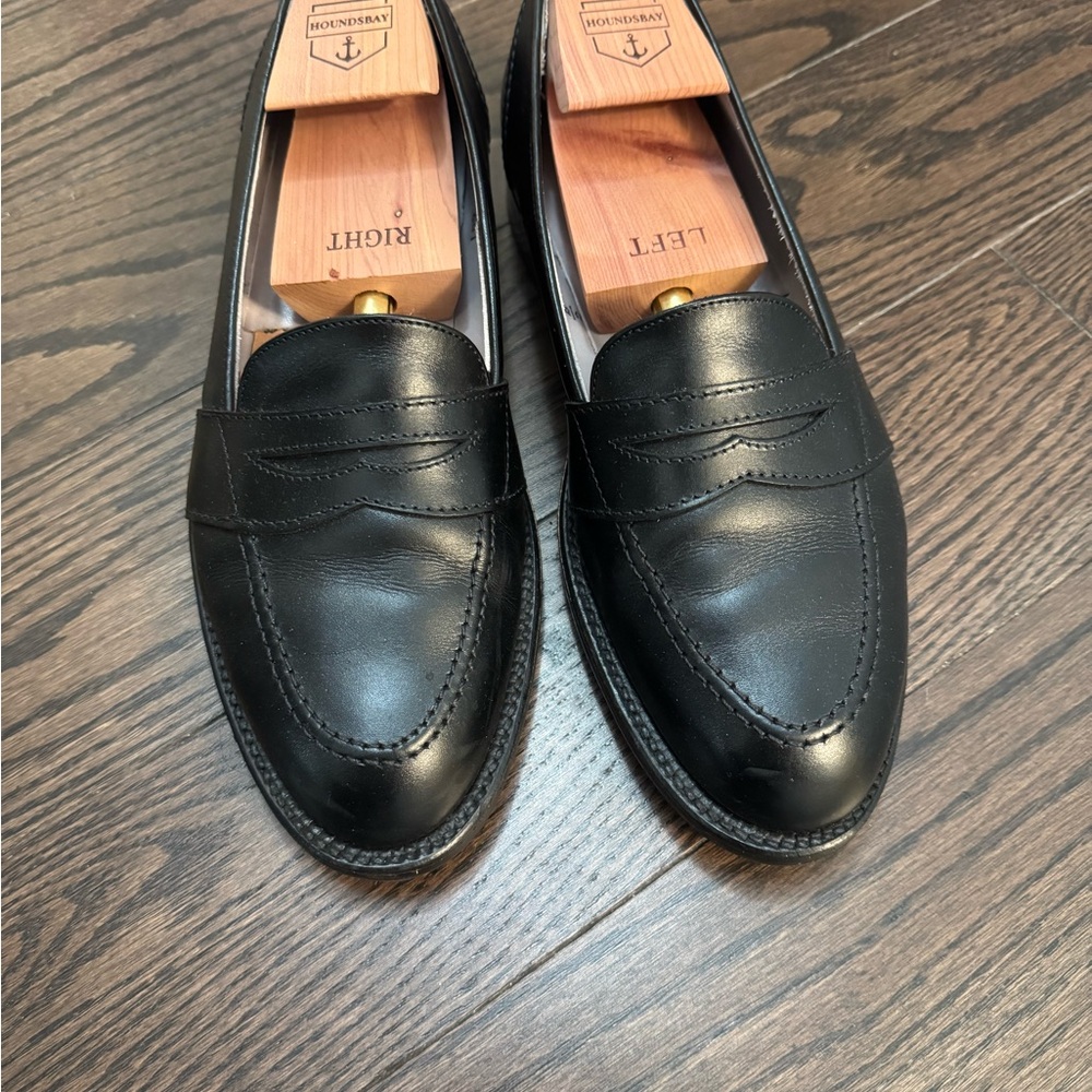 Black Leather Loafers